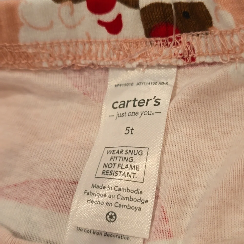 ❤️10/$20 Nwot carter's Santa pajama bottoms